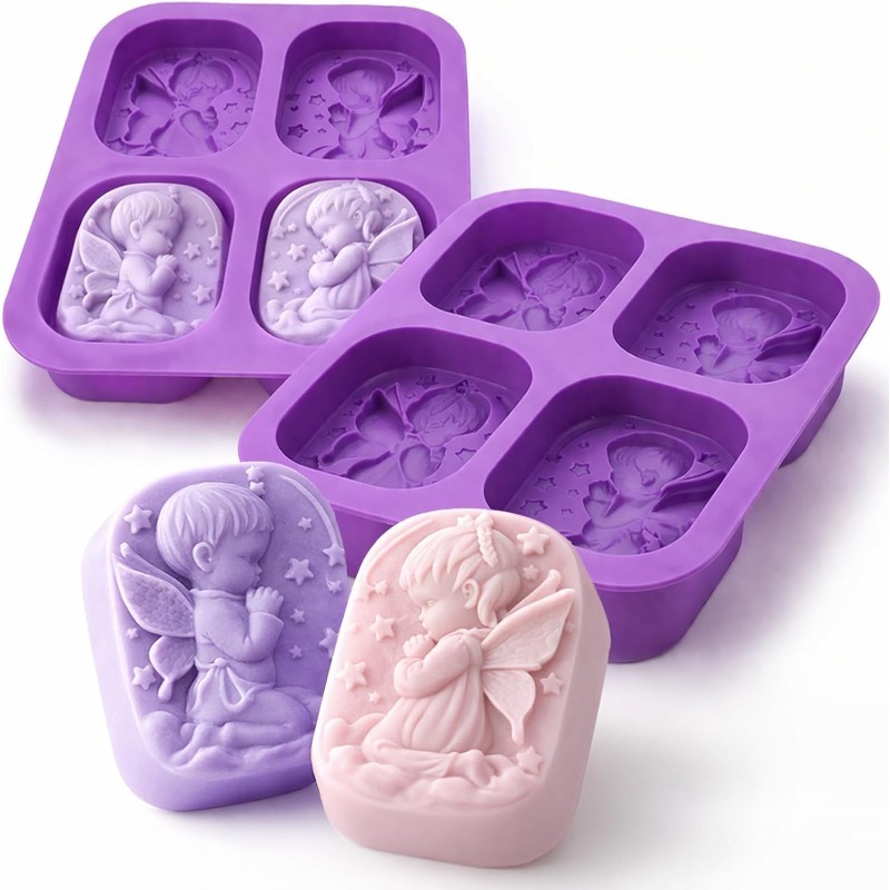 Candle Supplies Shop - Angel Silicone Mold For Soap Making