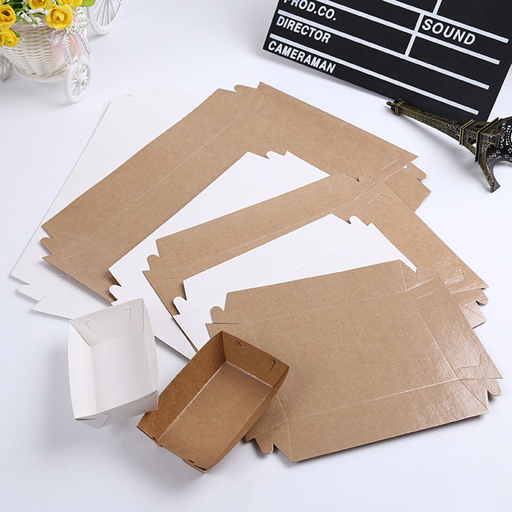 30Pcs Boat Shaped Disposable P - огляд і ціна Kraft Paper Box
