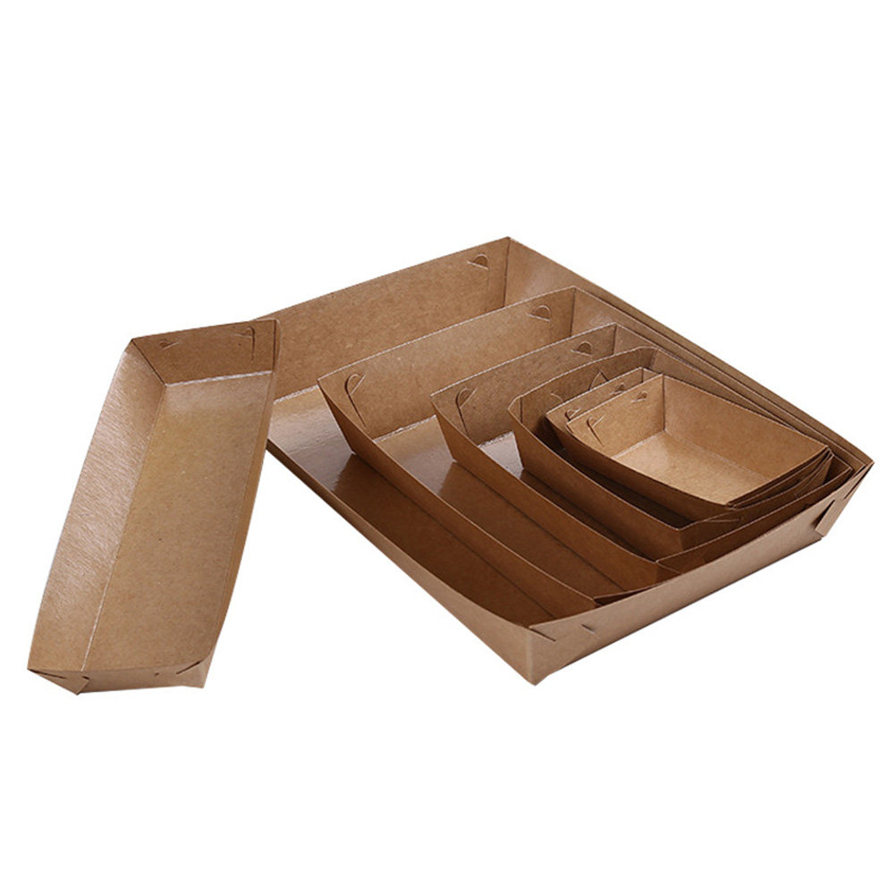 30Pcs Boat Shaped Disposable P - огляд і ціна Kraft Paper Box