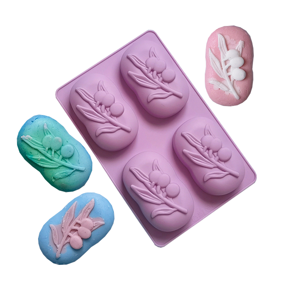4 Cavities Oval Olive Tree Sil - огляд і ціна Candle Supplies Shop