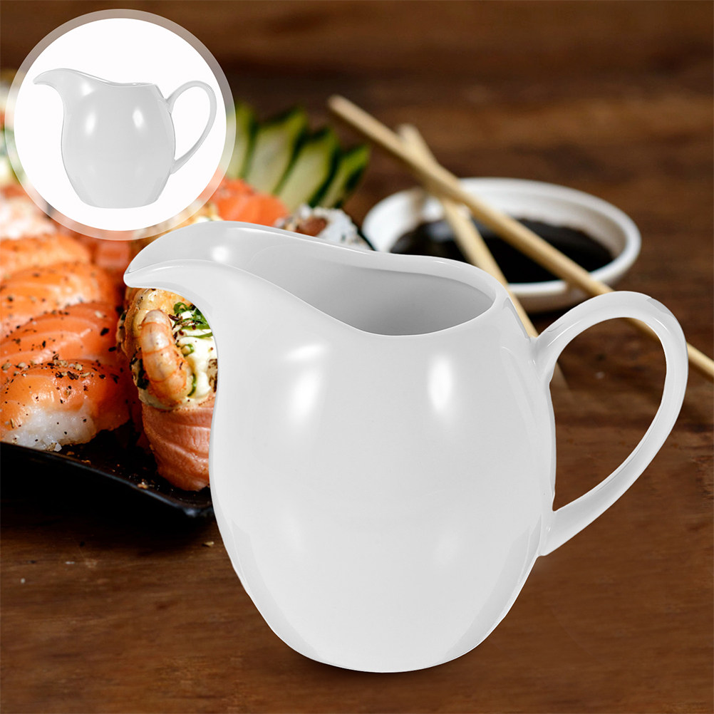 2 Piece Ceramic Milk Jug Cream - огляд і ціна Pour Spout Pitcher