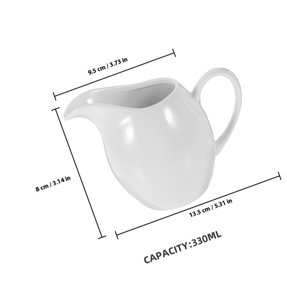 2 Piece Ceramic Milk Jug Cream - огляд і ціна Pour Spout Pitcher
