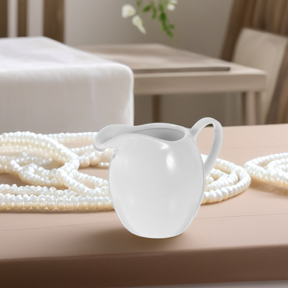2 Piece Ceramic Milk Jug Cream - огляд і ціна Pour Spout Pitcher