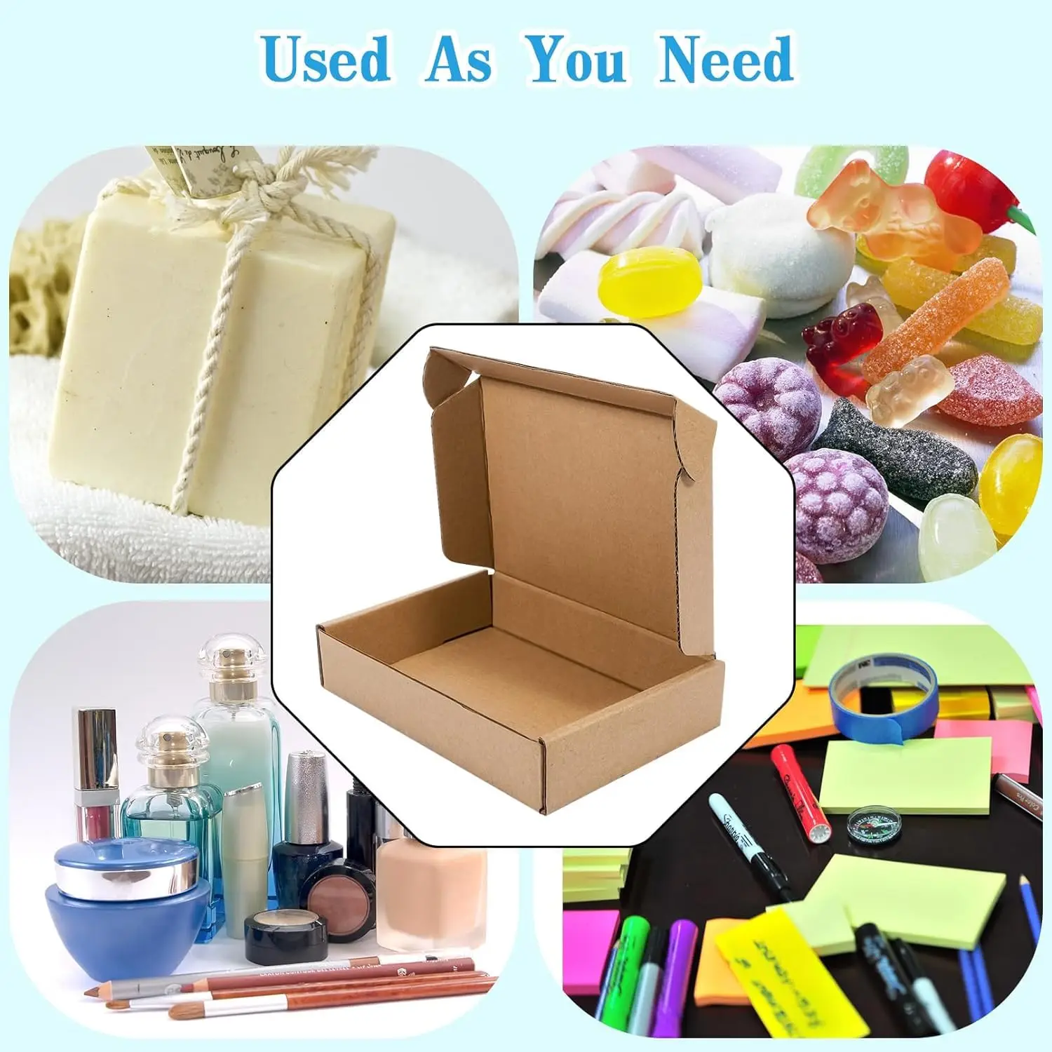 20/10PCS Corrugated Box Mailer - огляд і ціна Kraft Paper Box