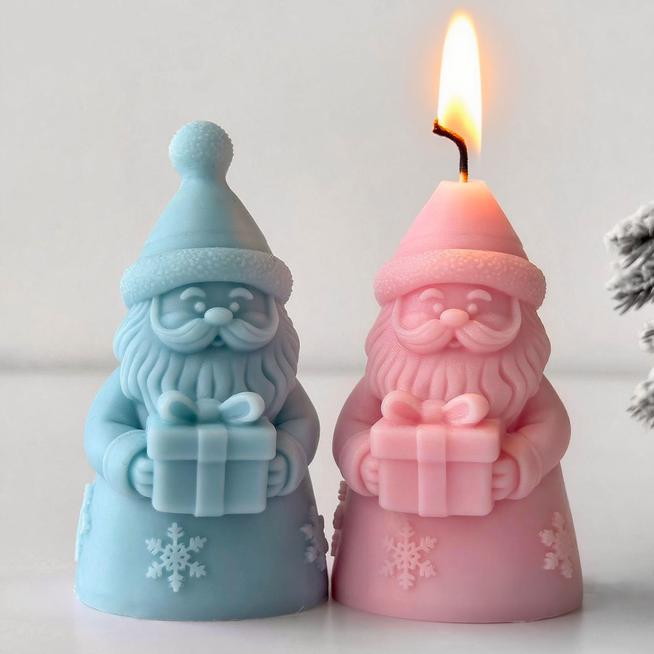 Santa Claus Gift Box Silicone  - огляд і ціна Candle Supplies Shop