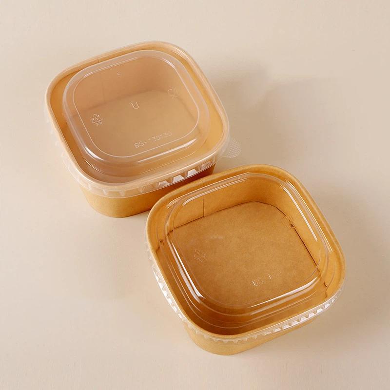 10Pcs Disposable Lunch Box Kra - огляд і ціна Kraft Paper Box