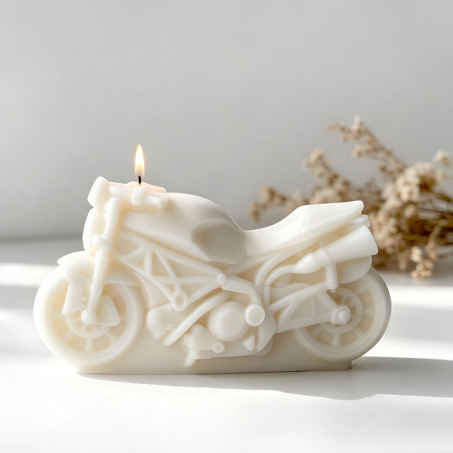 Motorcycle Design Candle Silic - огляд і ціна Candle Supplies Shop