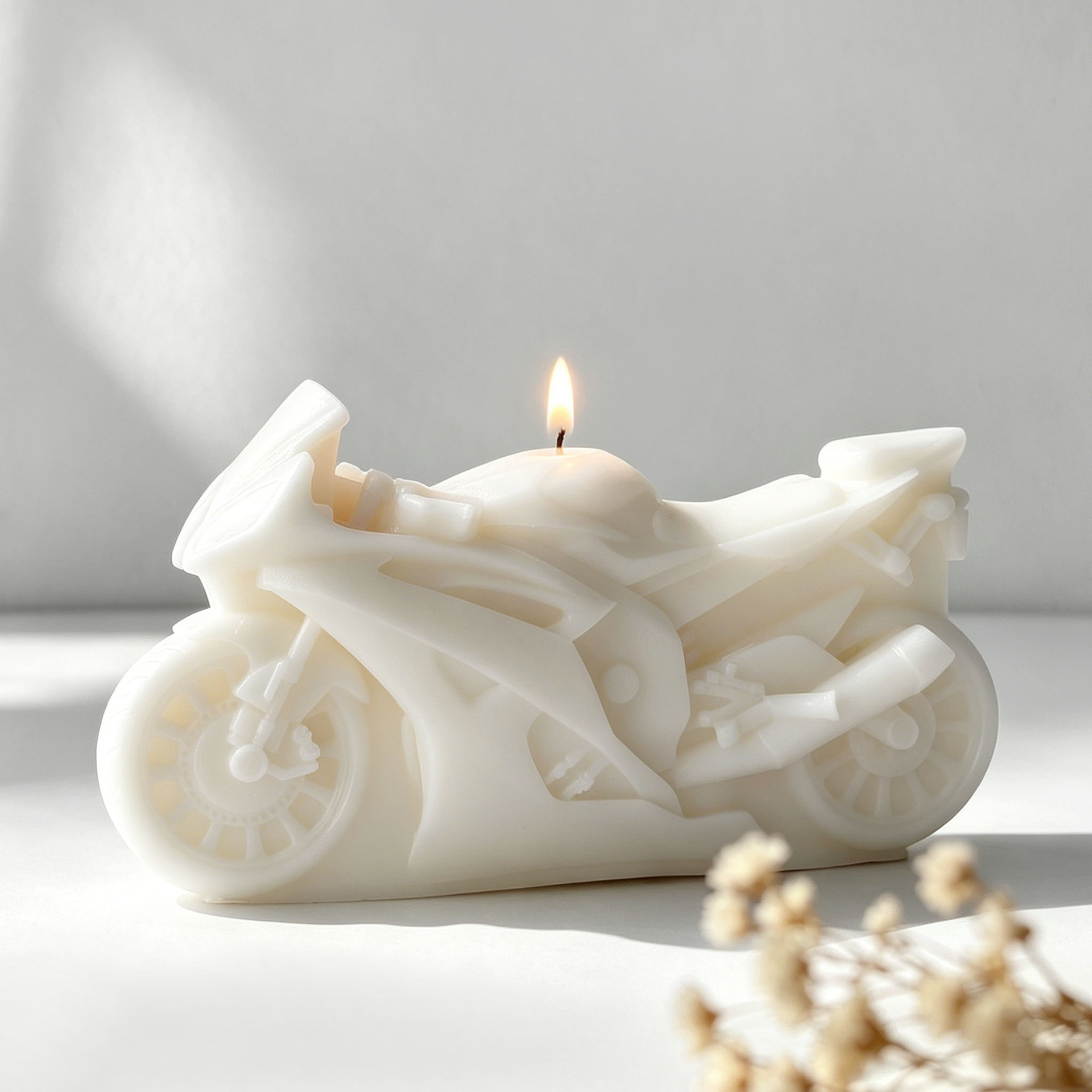 Motorcycle Design Candle Silic - огляд і ціна Candle Supplies Shop