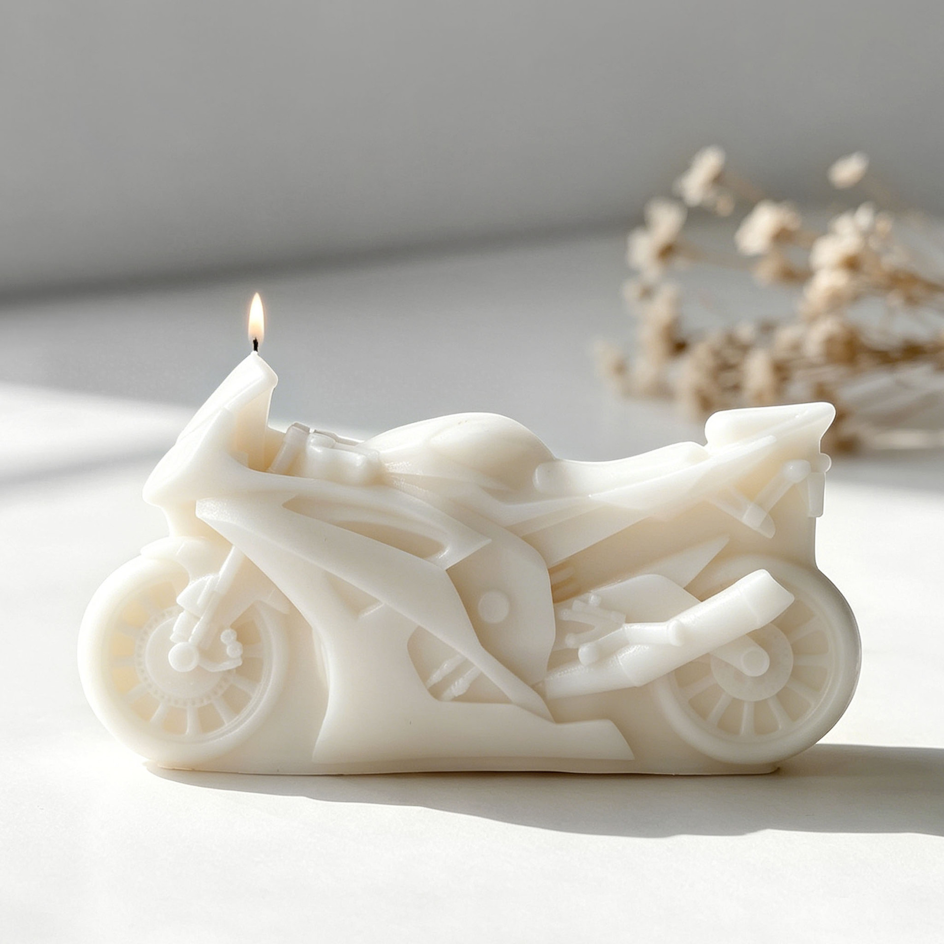 Motorcycle Design Candle Silic - огляд і ціна Candle Supplies Shop