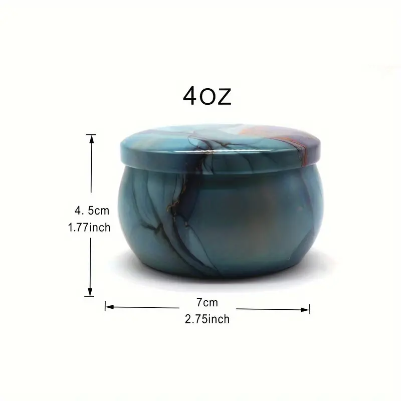 12pcs 4oz Candle Tins With Lid - огляд і ціна Metal Tin Lid 4Oz