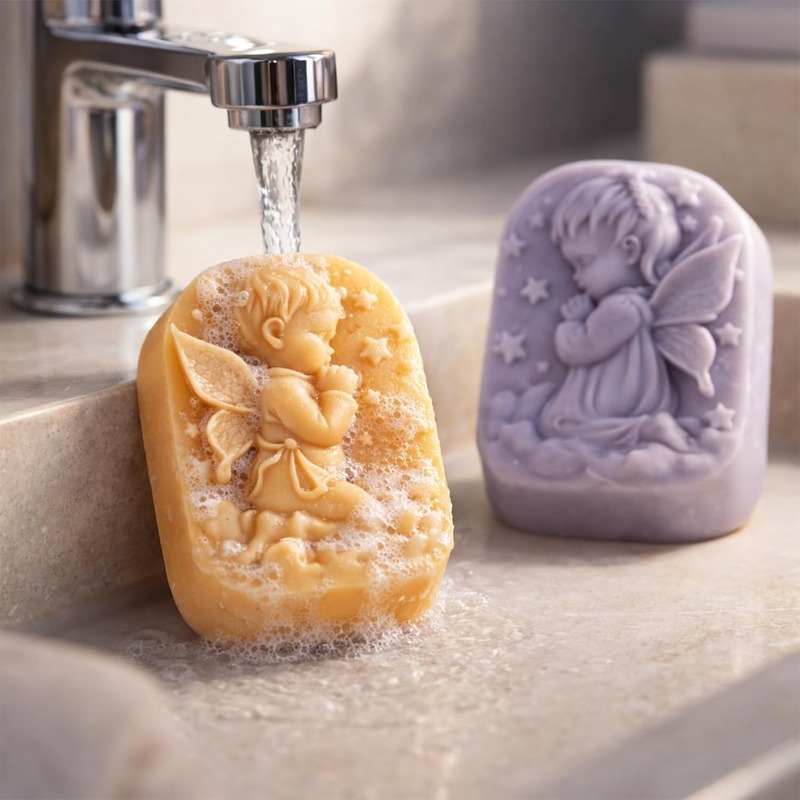 Angel Silicone Mold For Soap M - огляд і ціна Candle Supplies Shop