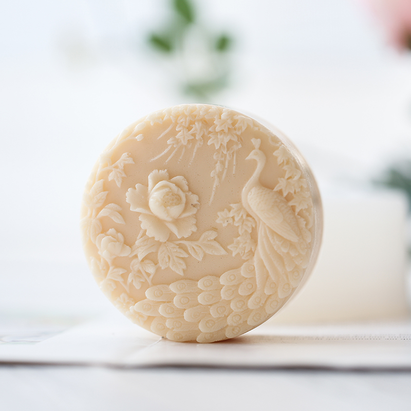 Peacock Flower Pattern Silicon - огляд і ціна Candle Supplies Shop